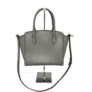 Kate Spade Jeanne Medium Leather Satchel Soft Taupe NWOT